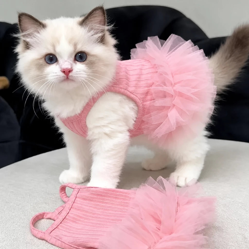 Pet Tutu Dress for Small Dogs and Cats