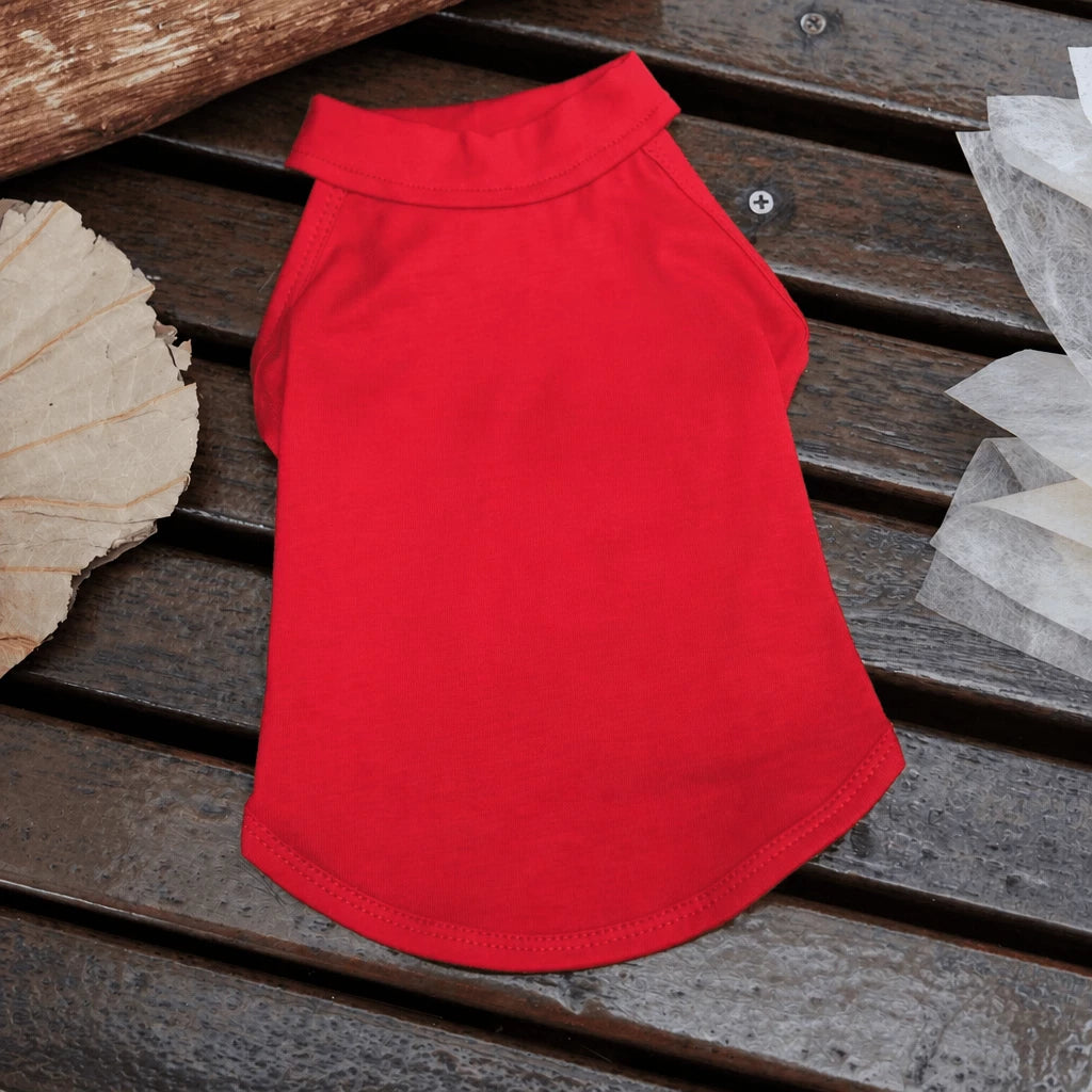 Summer Sleeveless Pet Vest for Dogs and Cats