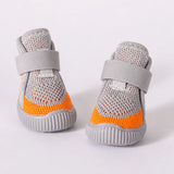 Nylon Knit Dog Shoes with Hook-and-Loop Closures