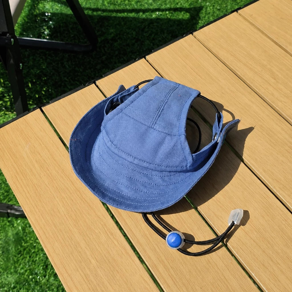 Canvas Outdoor Hat for Dogs and Cats