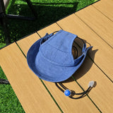 Canvas Outdoor Hat for Dogs and Cats