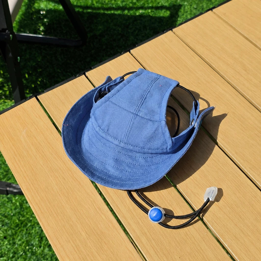 Canvas Outdoor Hat for Dogs and Cats