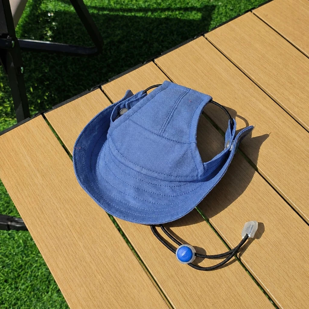 Canvas Outdoor Hat for Dogs and Cats
