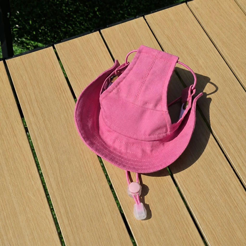 Canvas Outdoor Hat for Dogs and Cats