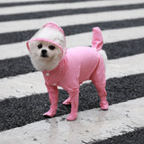 Four-Leg Waterproof Raincoat for Small Dogs