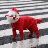 Four-Leg Waterproof Raincoat for Small Dogs