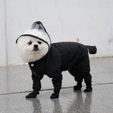 Four-Leg Waterproof Raincoat for Small Dogs