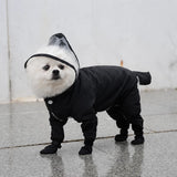Four-Leg Waterproof Raincoat for Small Dogs