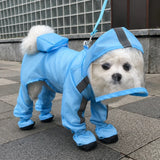 Four-Leg Waterproof Raincoat for Small Dogs