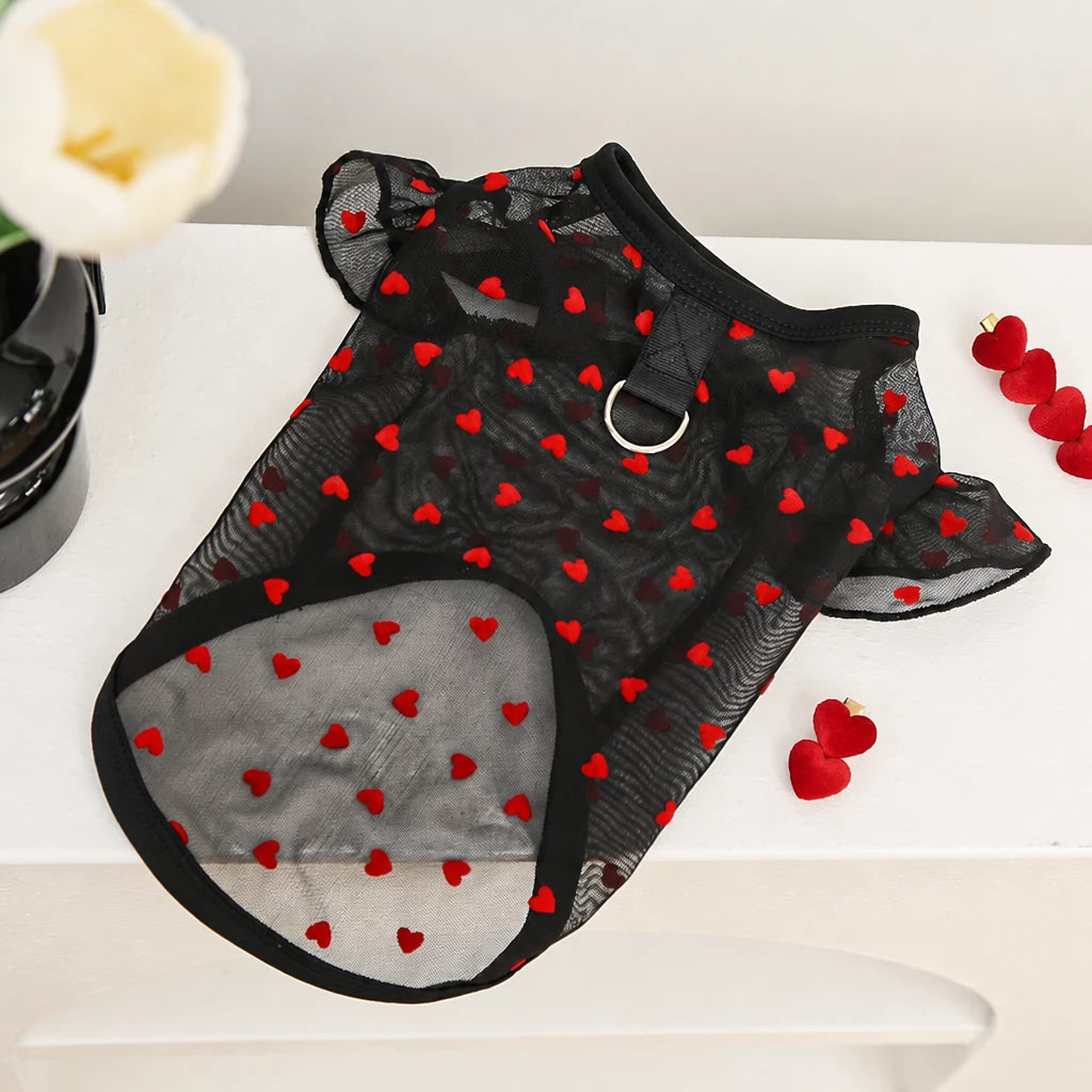 Lightweight Mesh Pet Shirt for Dogs and Cats