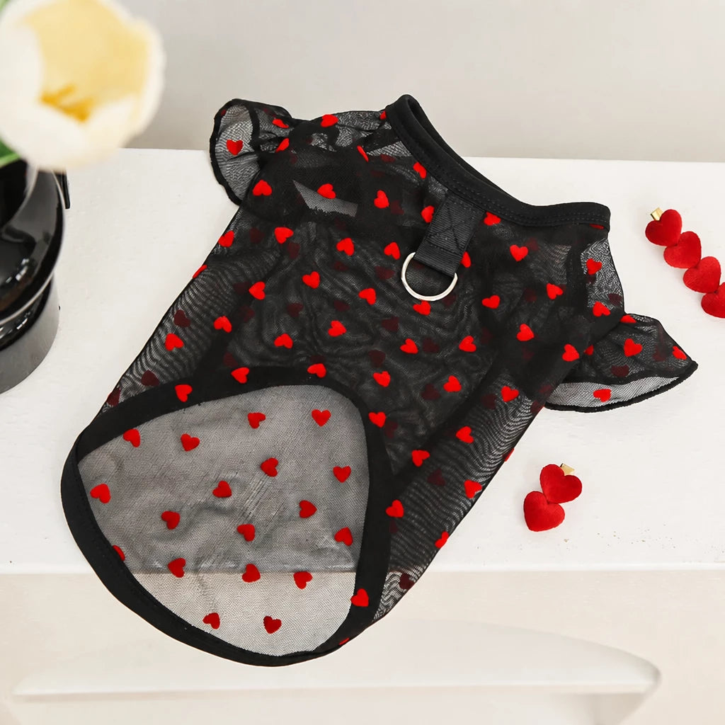 Lightweight Mesh Pet Shirt for Dogs and Cats