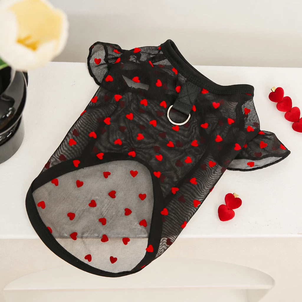 Lightweight Mesh Pet Shirt for Dogs and Cats
