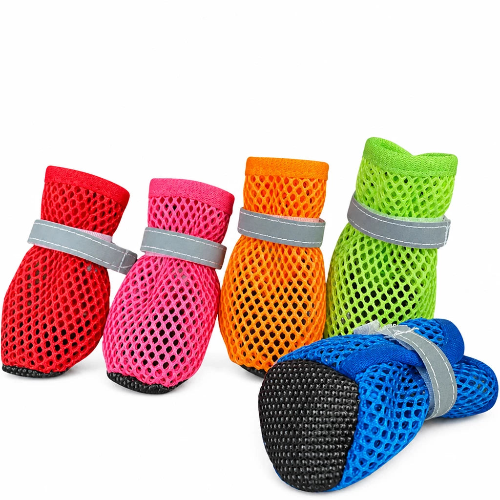 Dog Booties with Soft, Non-Slip Soles