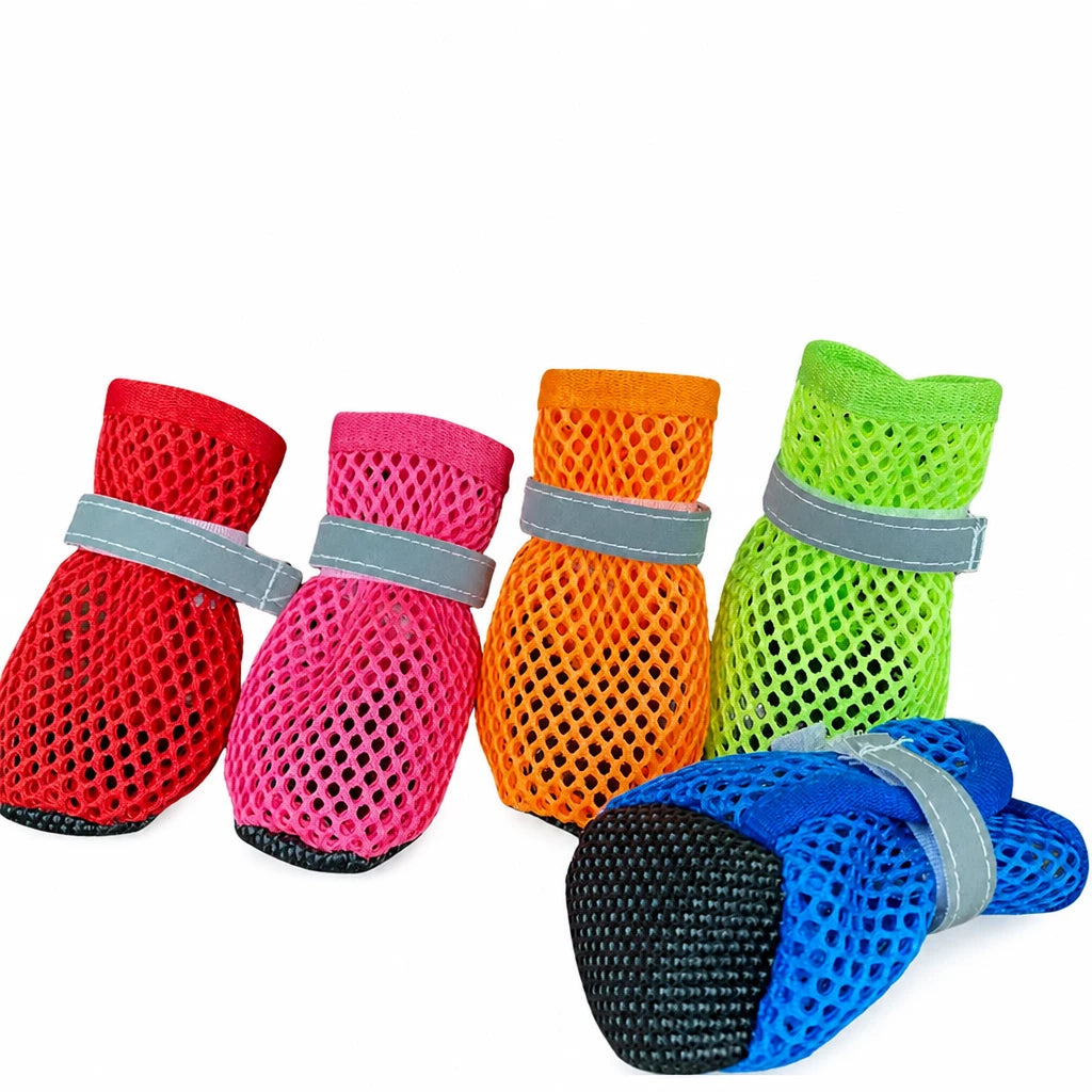 Dog Booties with Soft, Non-Slip Soles