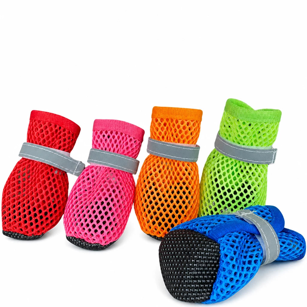 Dog Booties with Soft, Non-Slip Soles