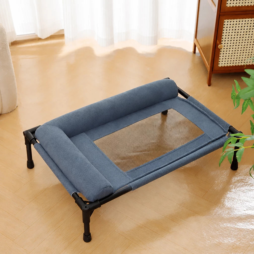 Elevated Pet Cot with Removable, Washable Cover