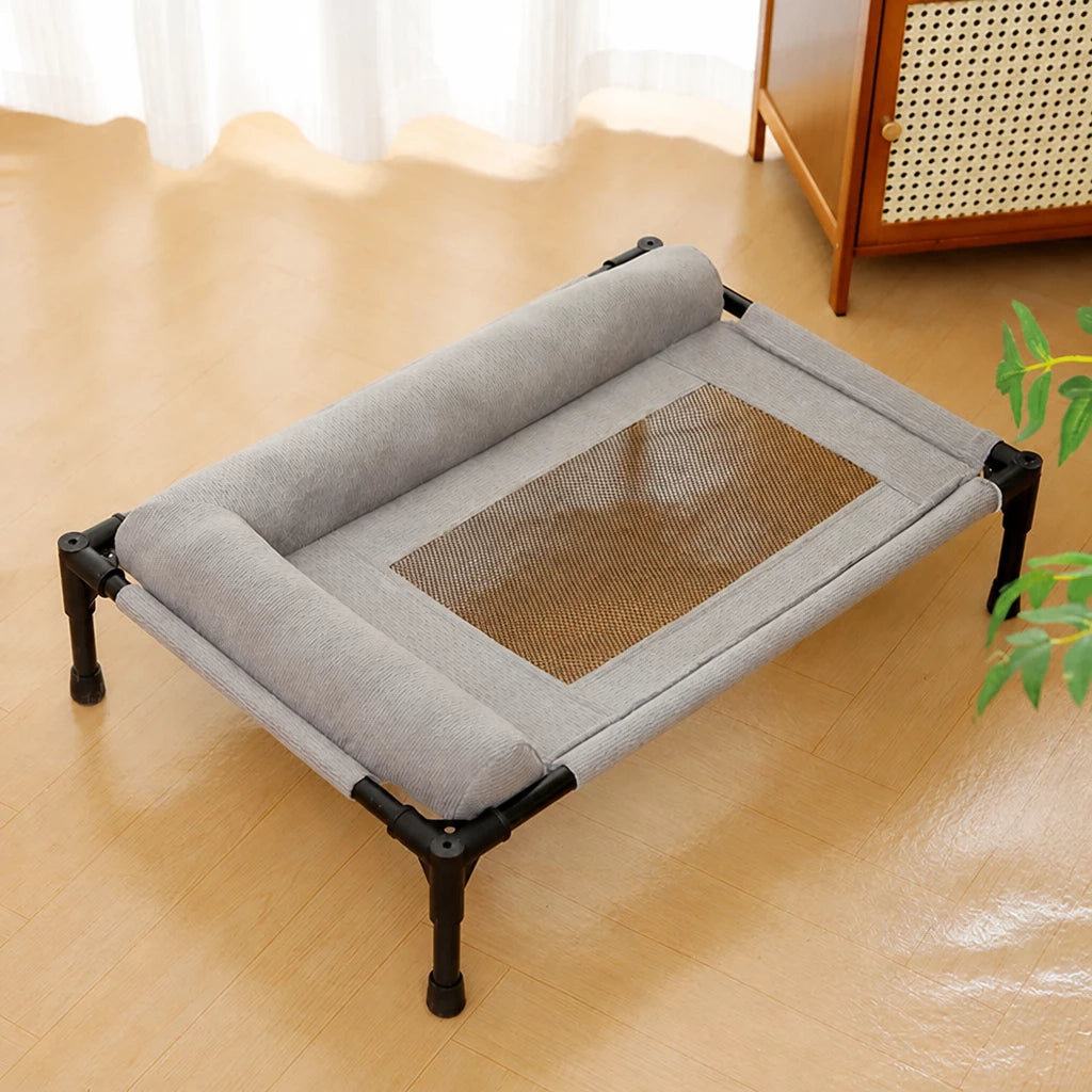 Elevated Pet Cot with Removable, Washable Cover
