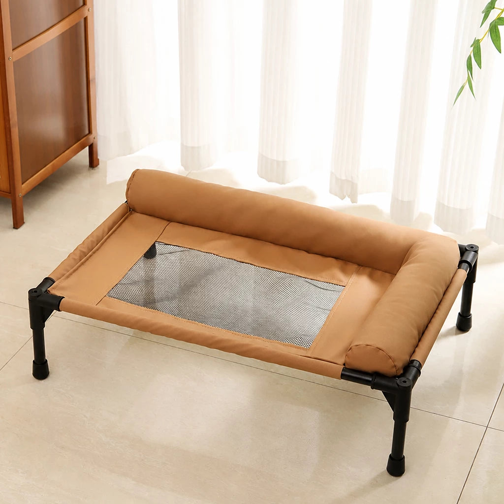 Elevated Pet Cot with Removable, Washable Cover