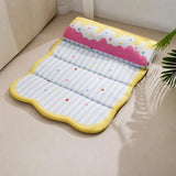 Foldable Cotton Pet Bed with Bolster Sides for Dogs and Cats