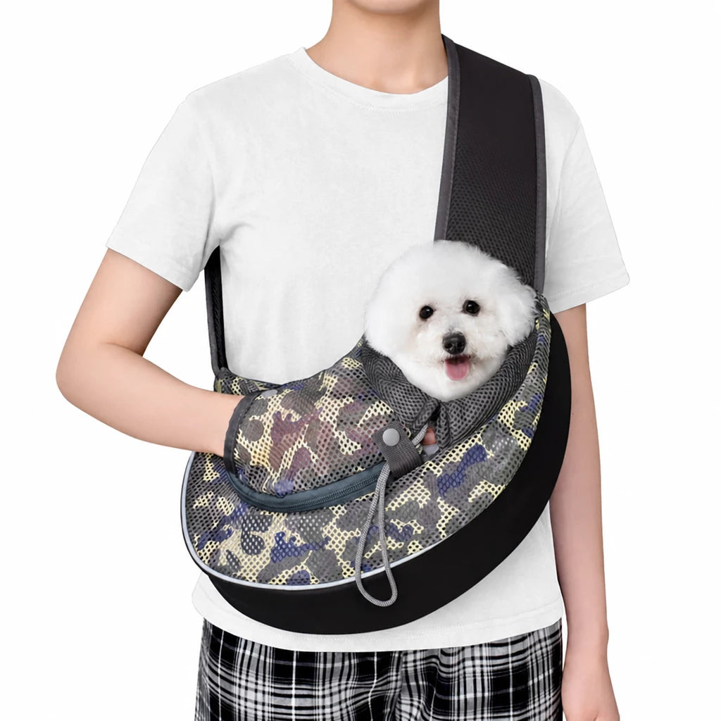 Mesh Pet Carrier Backpack for Small Dogs