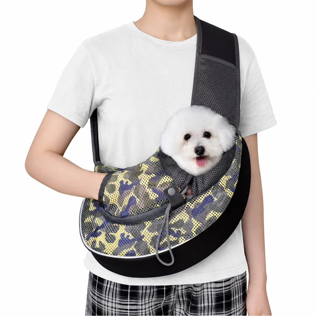 Mesh Pet Carrier Backpack for Small Dogs