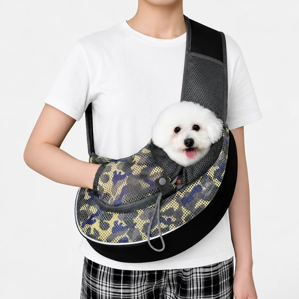 Mesh Pet Carrier Backpack for Small Dogs