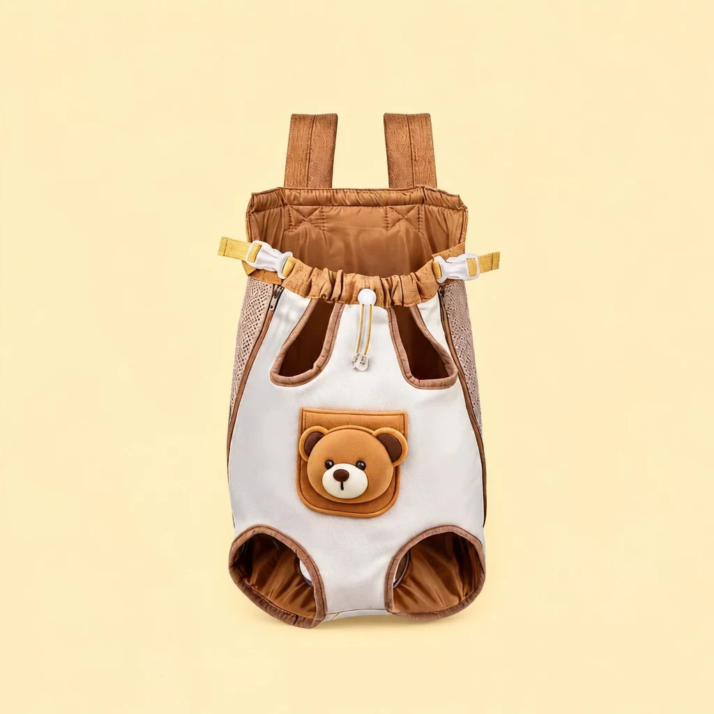 Front-Carrying Pet Backpack Carrier for Small Dogs & Cats