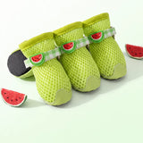 Breathable Soft-Sole Dog Shoes for Outdoor Walks