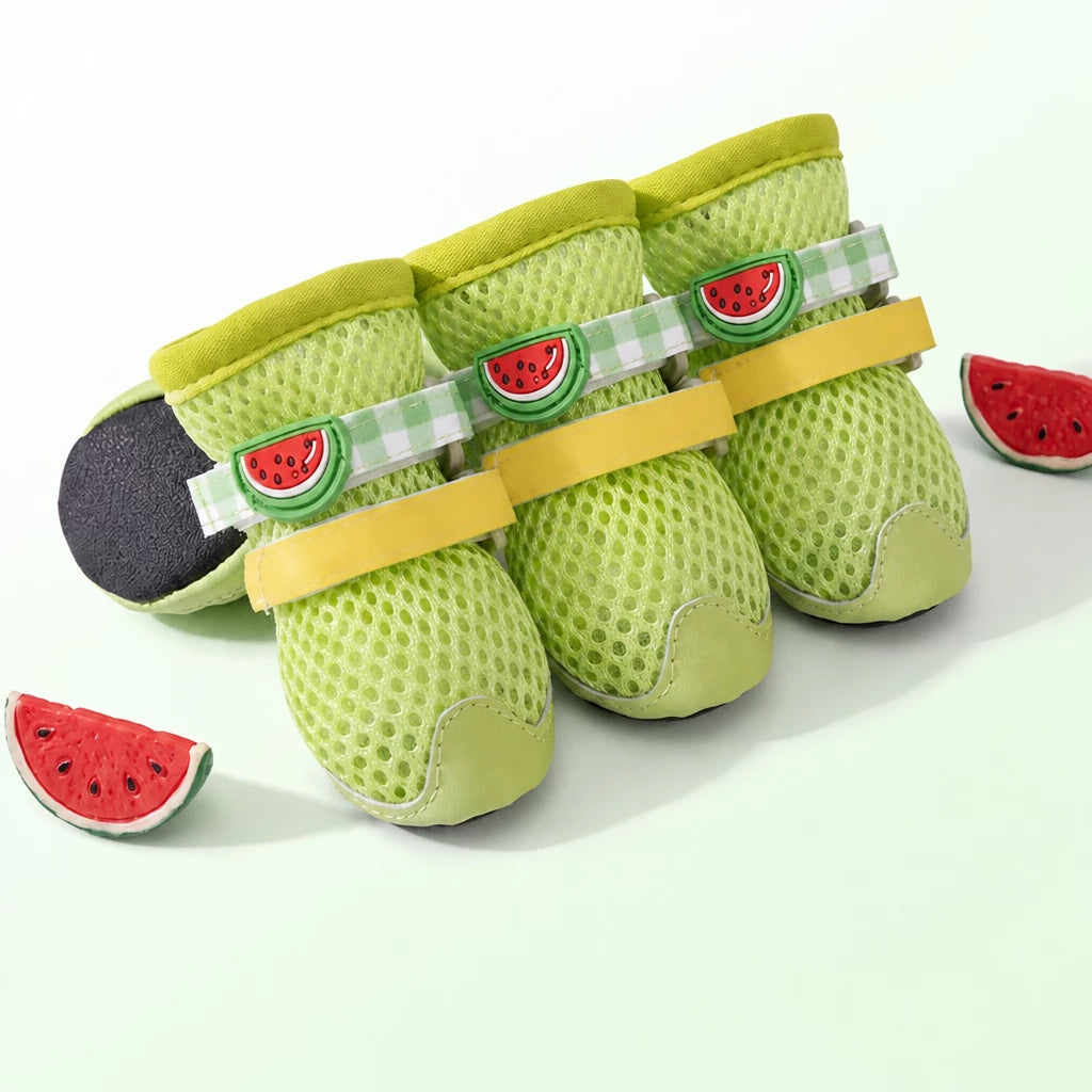 Breathable Soft-Sole Dog Shoes for Outdoor Walks