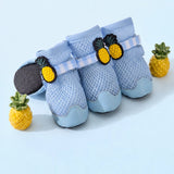 Breathable Soft-Sole Dog Shoes for Outdoor Walks