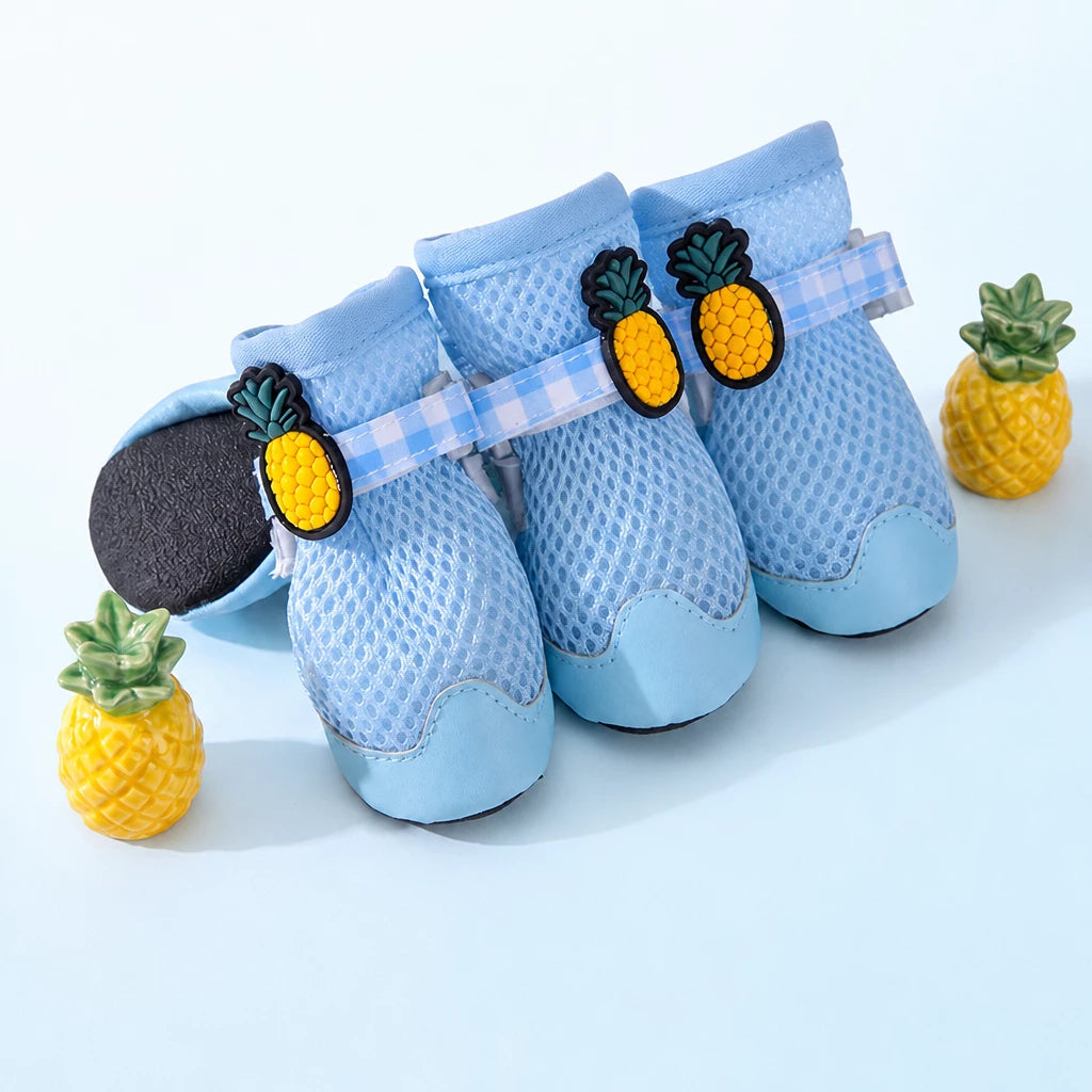 Breathable Soft-Sole Dog Shoes for Outdoor Walks