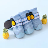 Breathable Soft-Sole Dog Shoes for Outdoor Walks