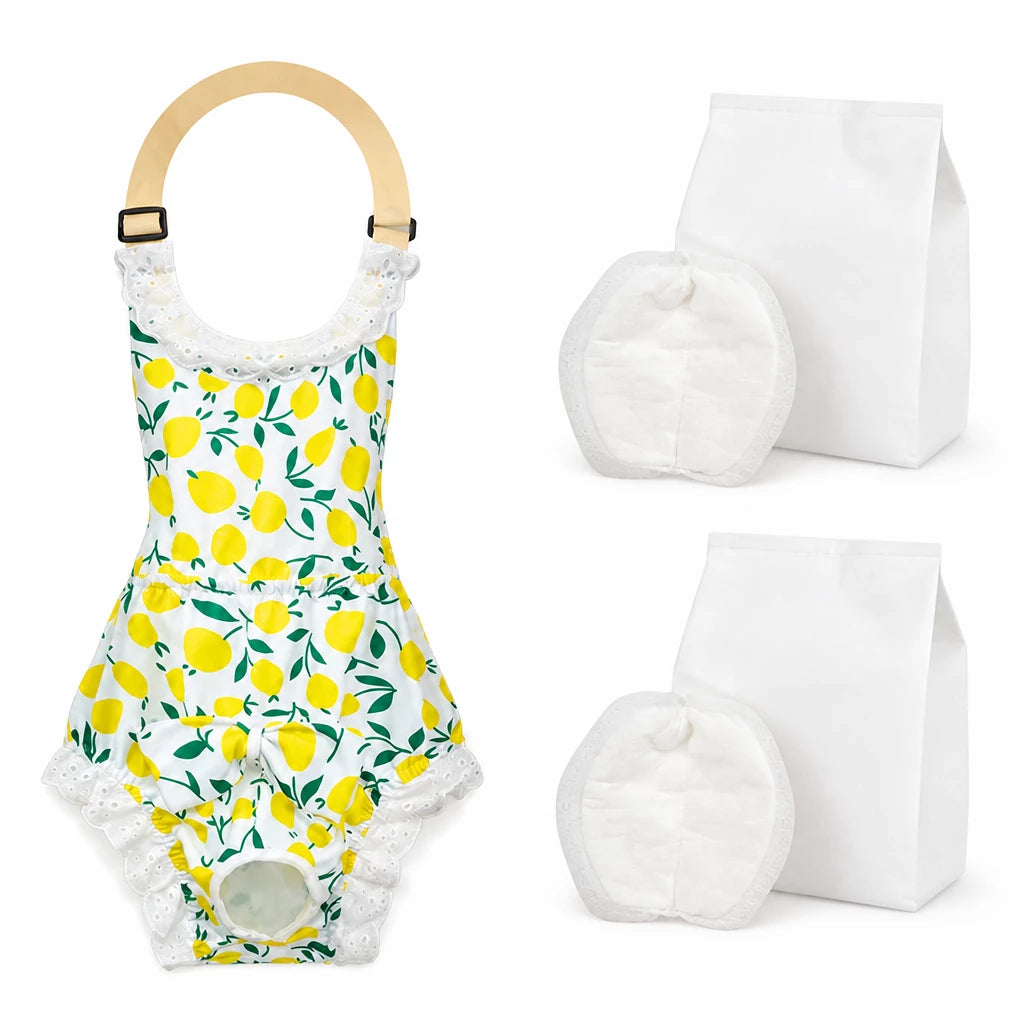 Cotton Dog Diaper for Female Dogs During Heat Cycles