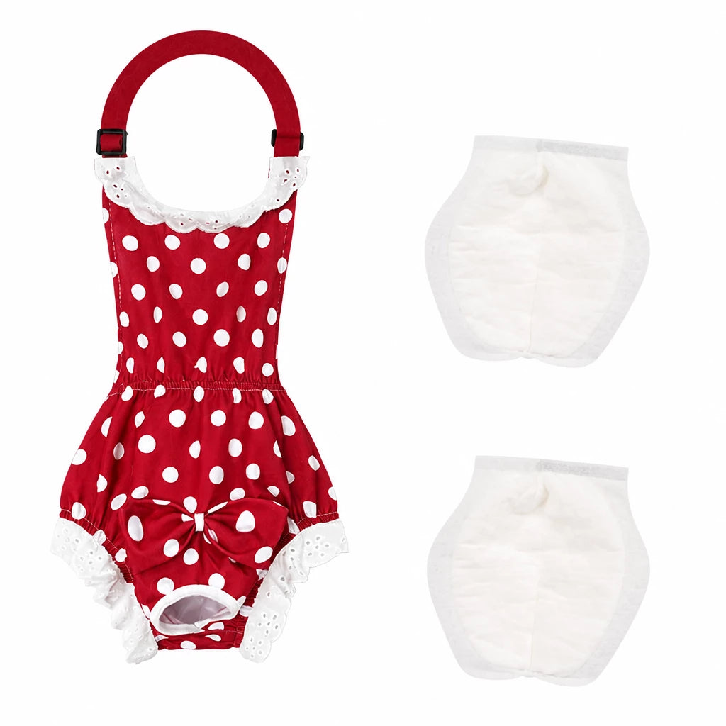 Cotton Dog Diaper for Female Dogs During Heat Cycles
