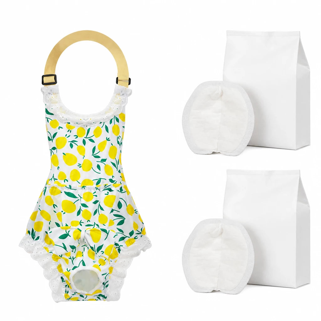 Cotton Dog Diaper for Female Dogs During Heat Cycles