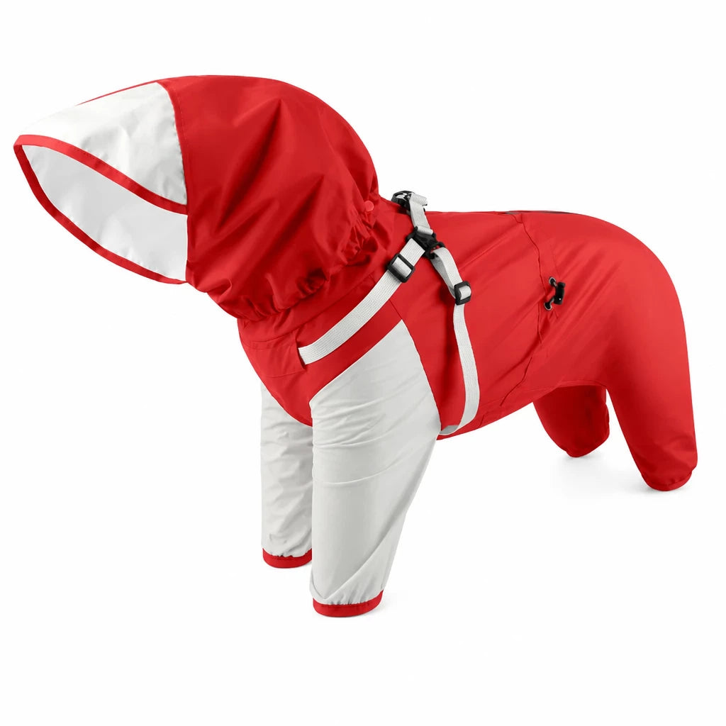 Four-Legged Waterproof Dog Raincoat