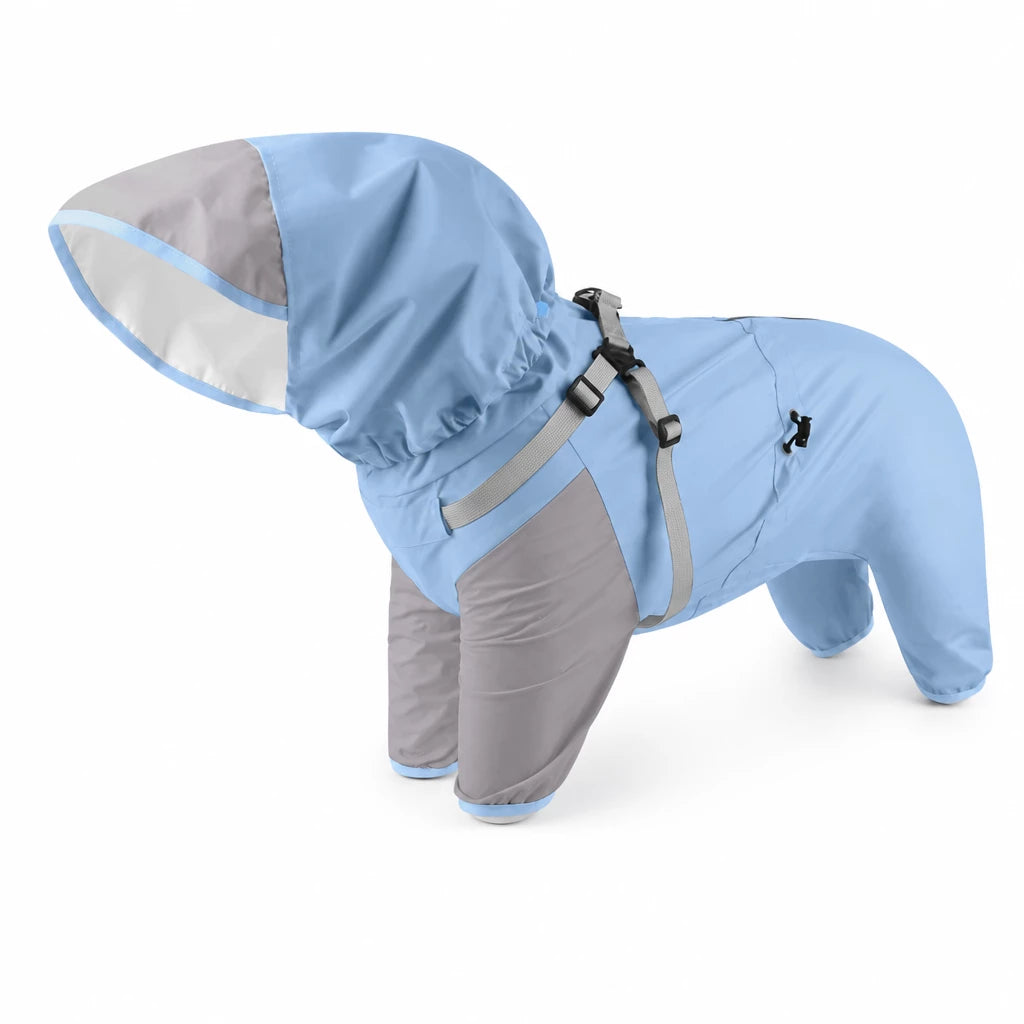 Four-Legged Waterproof Dog Raincoat