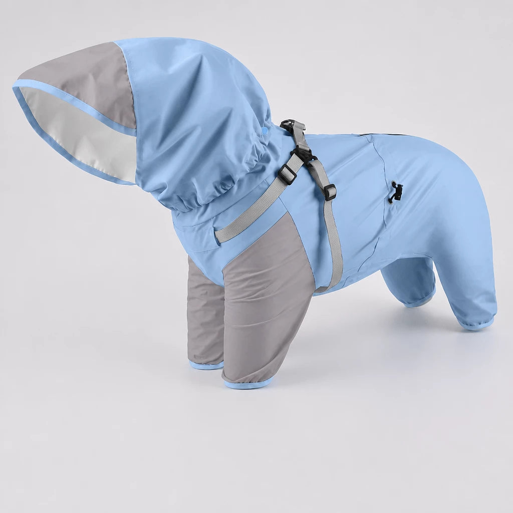 Four-Legged Waterproof Dog Raincoat