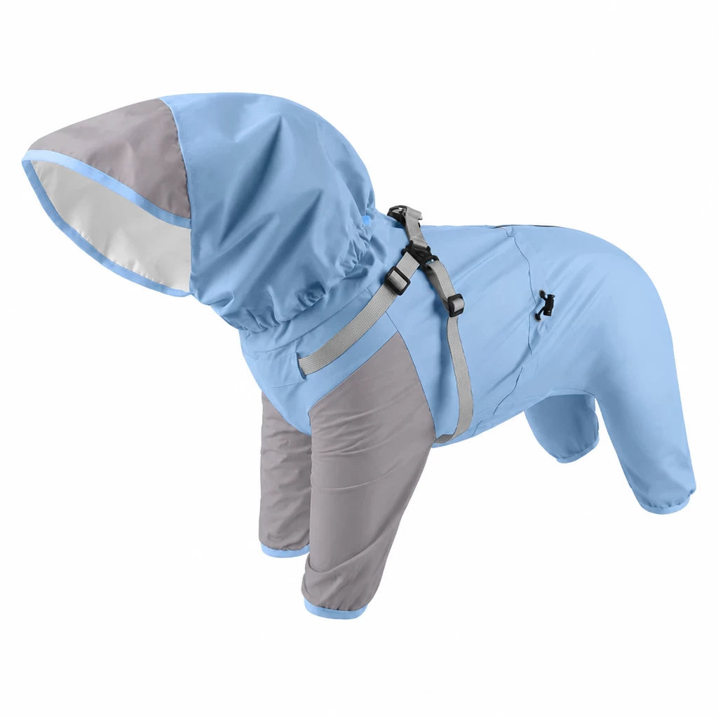 Four-Legged Waterproof Dog Raincoat
