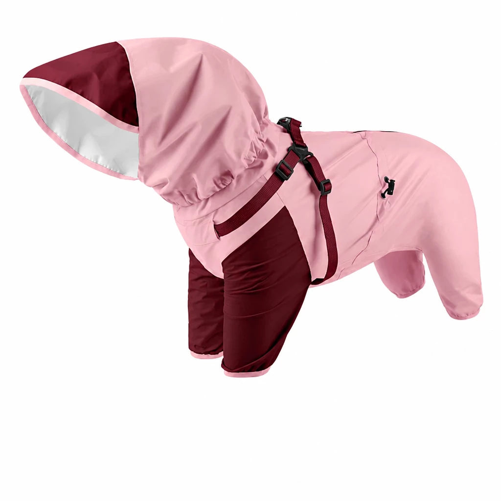 Four-Legged Waterproof Dog Raincoat