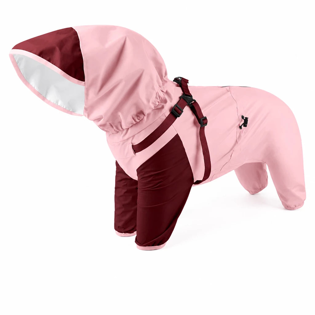 Four-Legged Waterproof Dog Raincoat