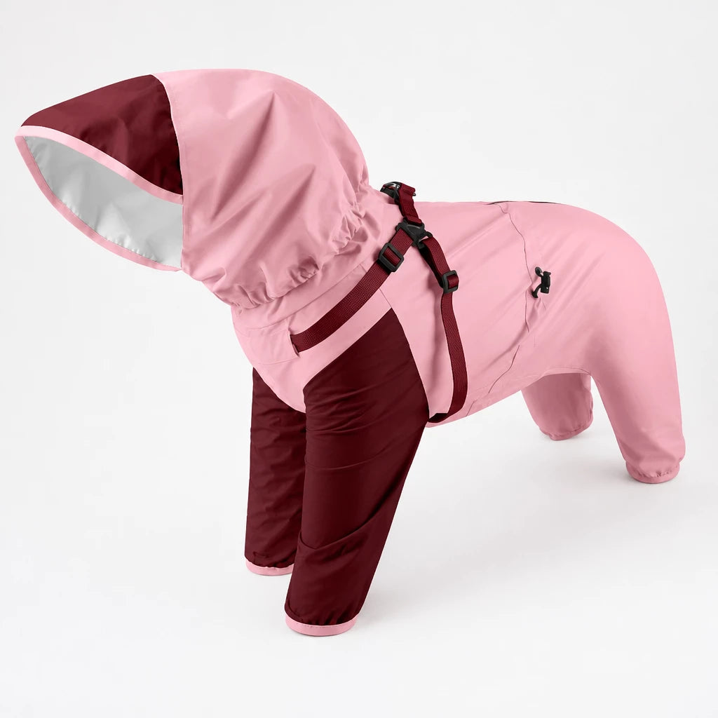 Four-Legged Waterproof Dog Raincoat
