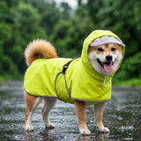 Waterproof Dog Raincoat with Belly Coverage