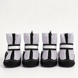 Breathable Mesh Dog Shoes with Zipper Closure