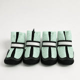 Breathable Mesh Dog Shoes with Zipper Closure