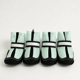 Breathable Mesh Dog Shoes with Zipper Closure