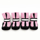 Breathable Mesh Dog Shoes with Zipper Closure