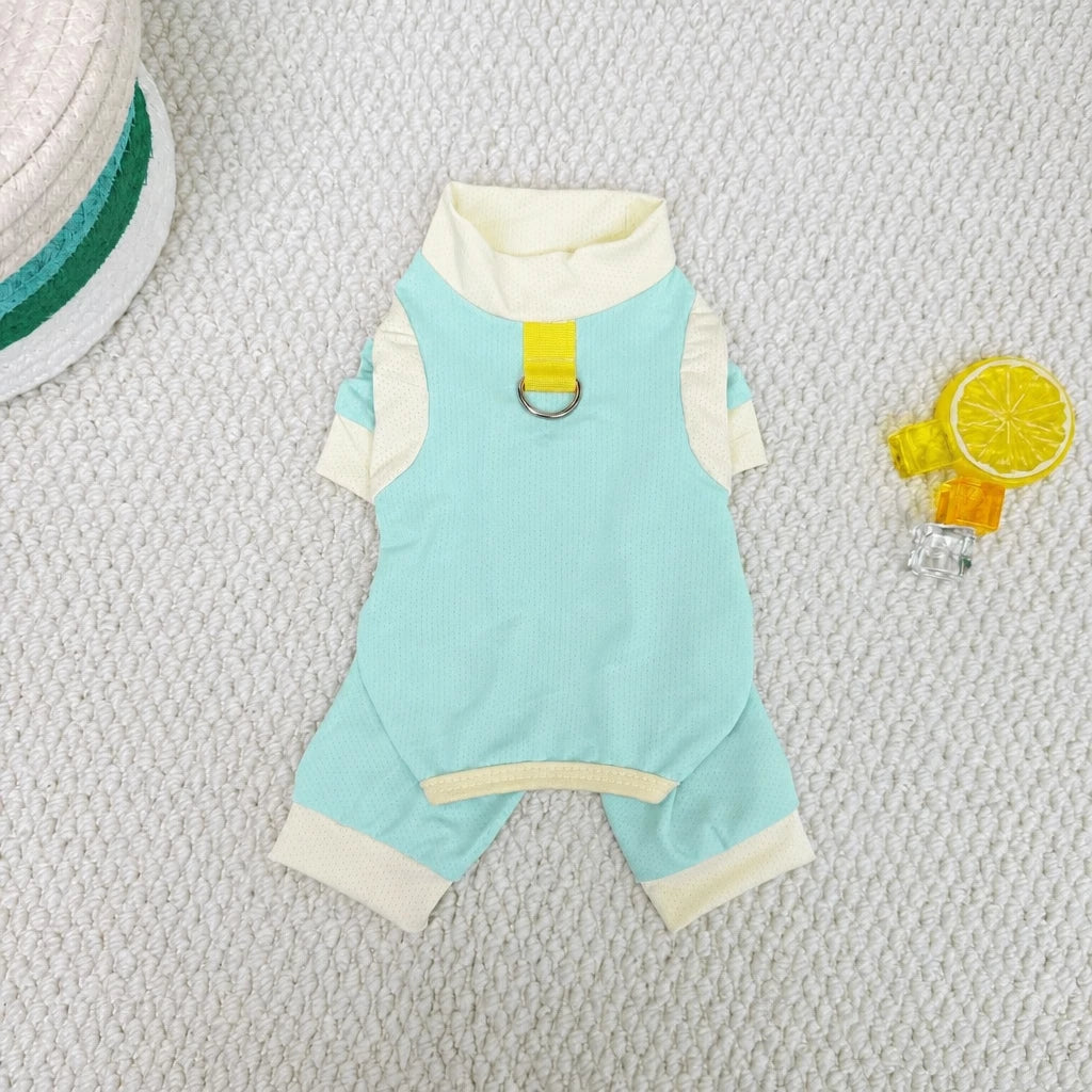 Warm-Weather Four-Legged Mesh Pet Shirt for Dogs and Cats