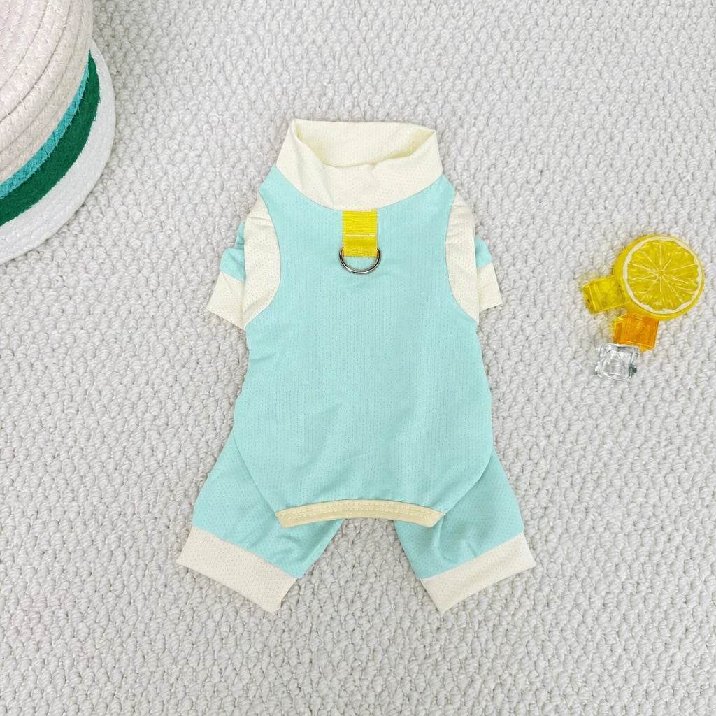Warm-Weather Four-Legged Mesh Pet Shirt for Dogs and Cats