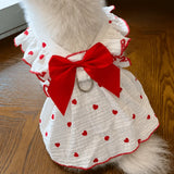 Lightweight Cotton Pet Dress for Small Dogs and Cats